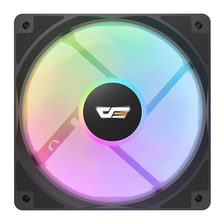 Ventoinha Aigo DarkFlash CL12, 120mm, Led Rainbow, CL12
