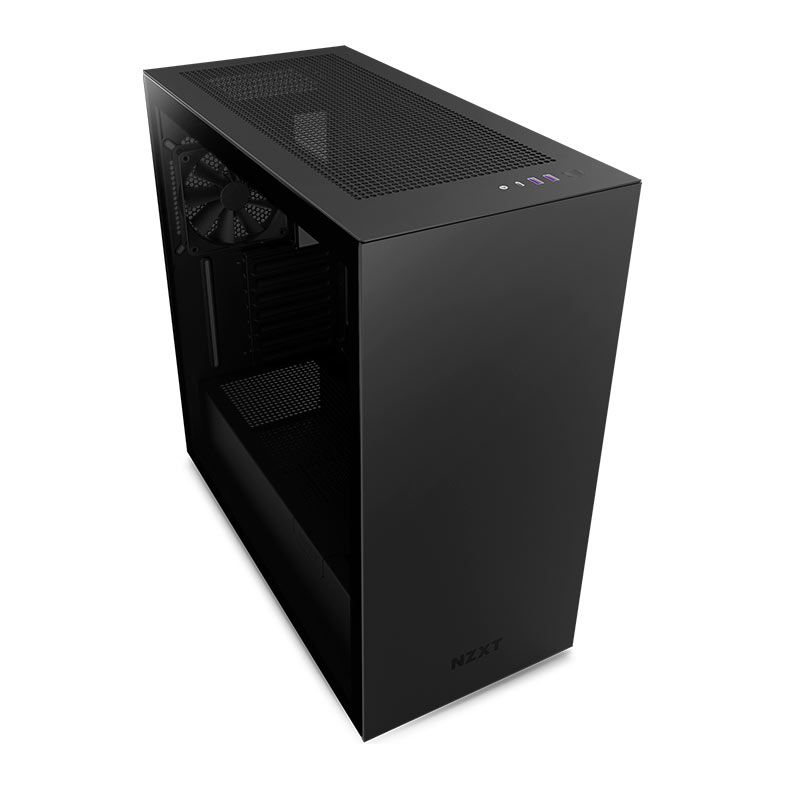 Gabinete Gamer NZXT H7, Mid-Tower, Lateral de Vidro, Com 2 Ventoinhas, Preto, CM-H71BB-01