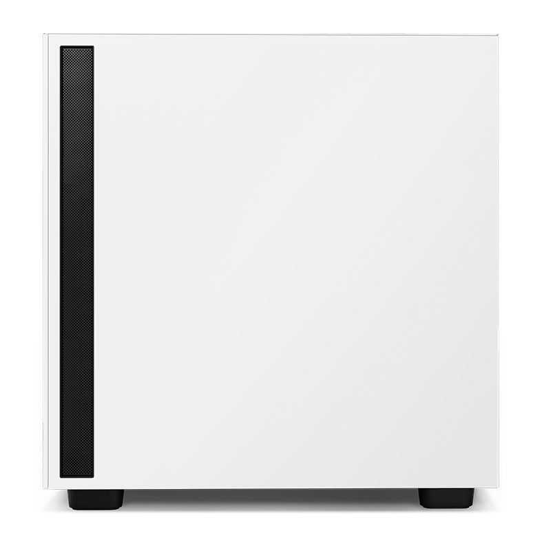Gabinete Gamer NZXT H7, Mid-Tower, Lateral de Vidro, Com 2 Ventoinhas, Branco e Preto, CM-H71BG-01