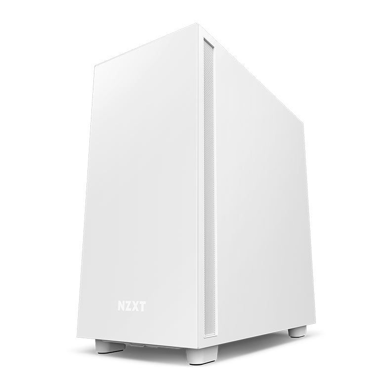 Gabinete Gamer NZXT H7, Mid-Tower, Lateral de Vidro, Com 2 Ventoinhas, Branco, CM-H71BW-01