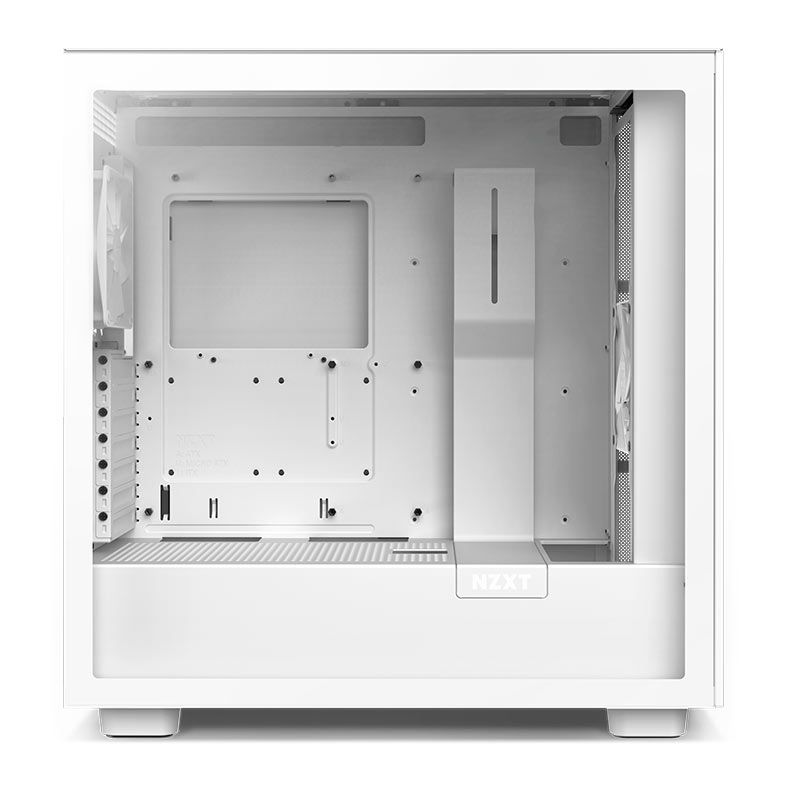 Gabinete Gamer NZXT H7, Mid-Tower, Lateral de Vidro, Com 2 Ventoinhas, Branco, CM-H71BW-01