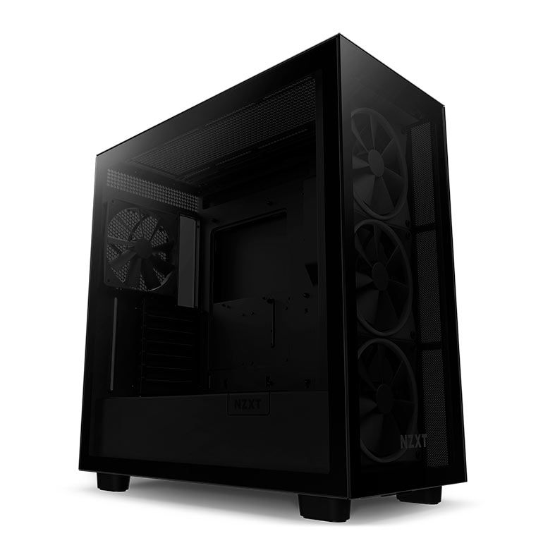 Gabinete Gamer NZXT H7 Elite, RGB, Mid-Tower, Lateral de Vidro, Com 4 Ventoinhas, Preto, CM-H71EB-01