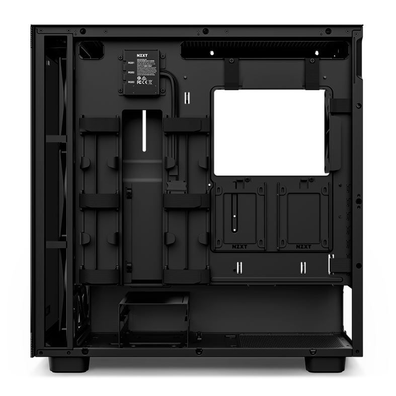 Gabinete Gamer NZXT H7 Elite, Mid-Tower, Lateral de Vidro, Com 4 Fans, Preto, CM-H71EB-02