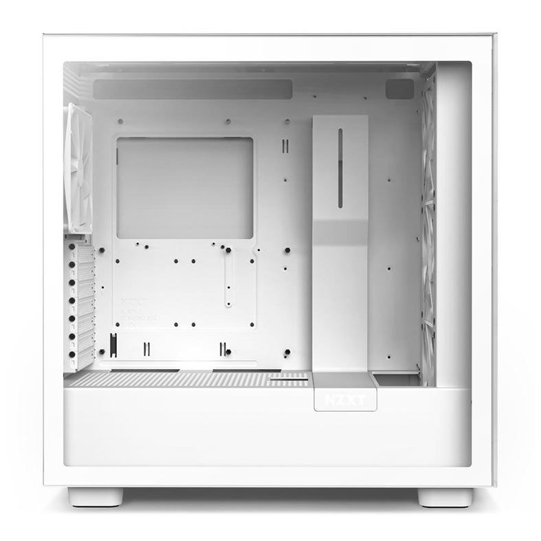 Gabinete Gamer NZXT H7 Elite, Mid-Tower, Lateral de Vidro, Com 4 Fans, Branco, CM-H71EW-02