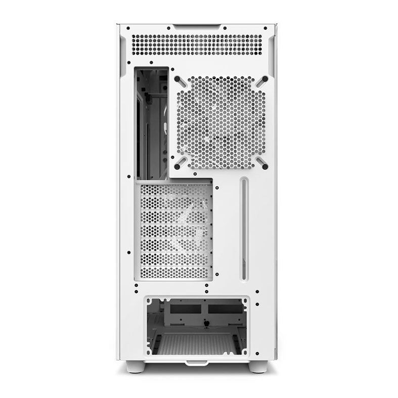Gabinete Gamer NZXT H7 Elite, Mid-Tower, Lateral de Vidro, Com 4 Fans, Branco, CM-H71EW-02