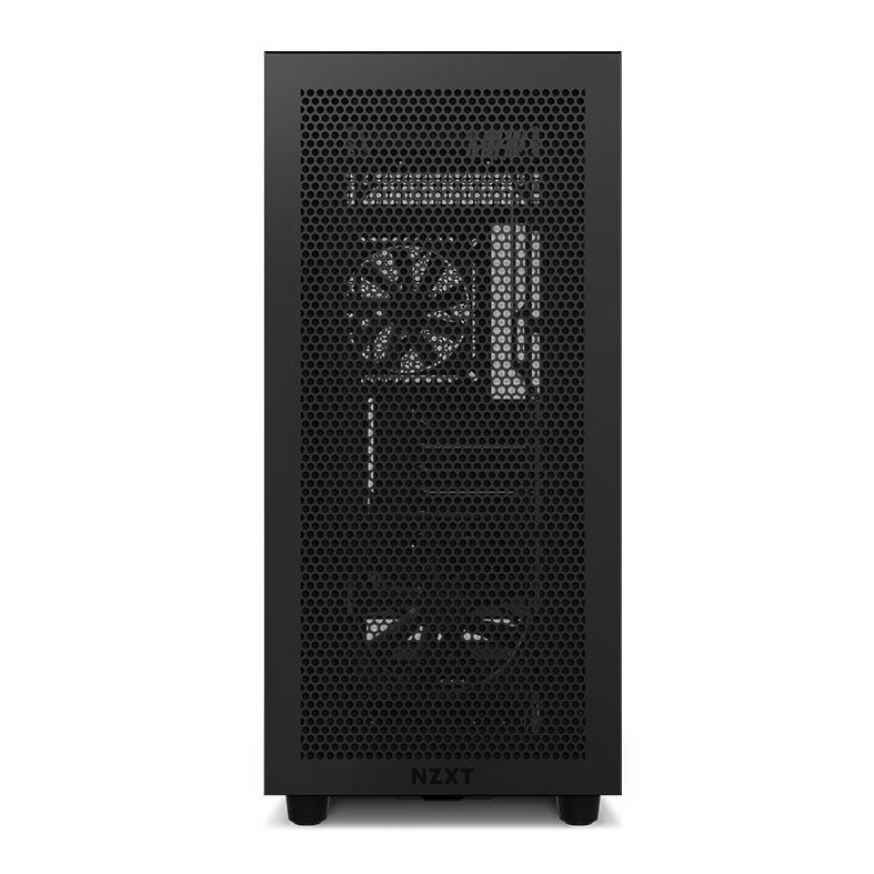 Gabinete Gamer NZXT H7 Flow, Mid-Tower, Lateral de Vidro, Com 2 Ventoinhas, Preto, CM-H71FB-01