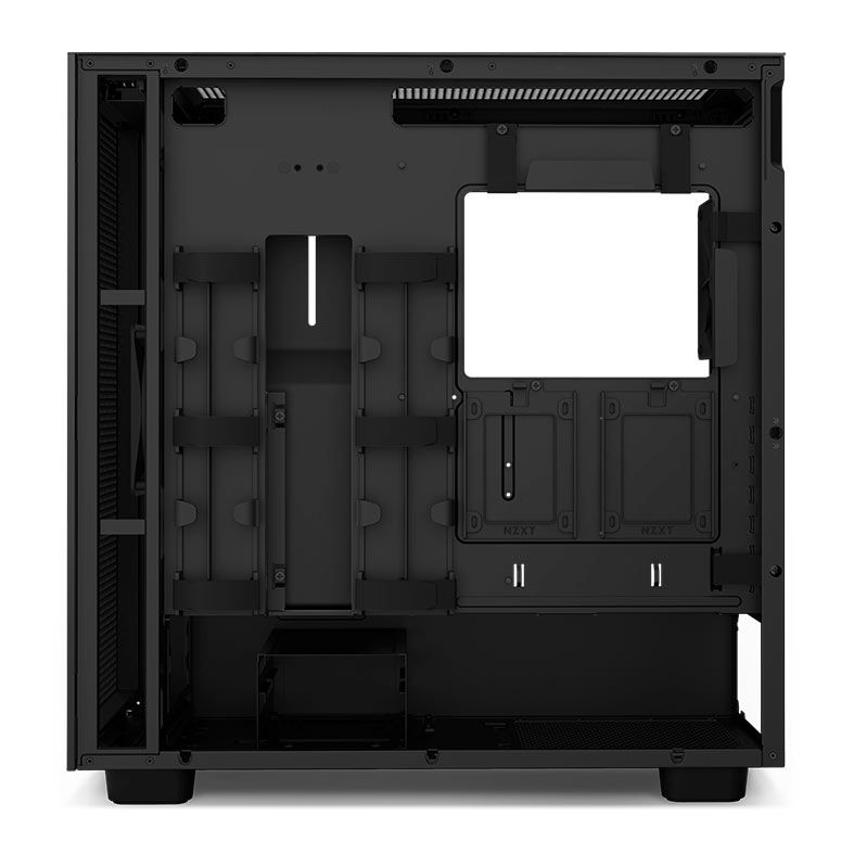Gabinete Gamer NZXT H7 Flow, Mid-Tower, Lateral de Vidro, Com 2 Ventoinhas, Preto, CM-H71FB-01