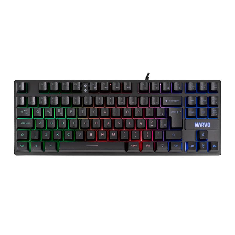 Combo Gamer Marvo CM311 3x1, LED, Teclado, Mouse, Mousepad Pequeno, CM311-BR