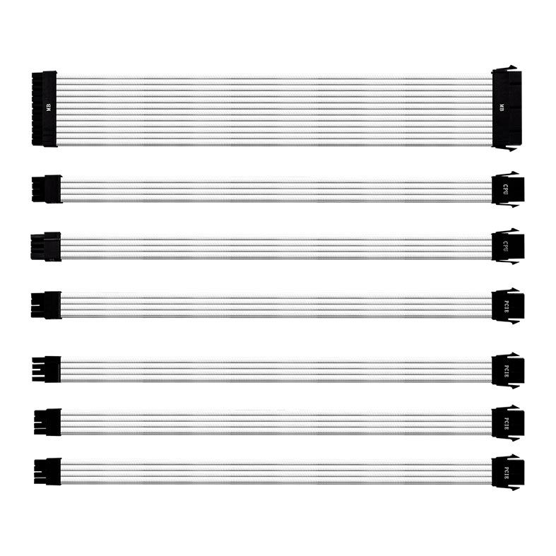 Kit Cabo Sleeved Cooler Master Branco, CMA-NEST16XXWT1-GL