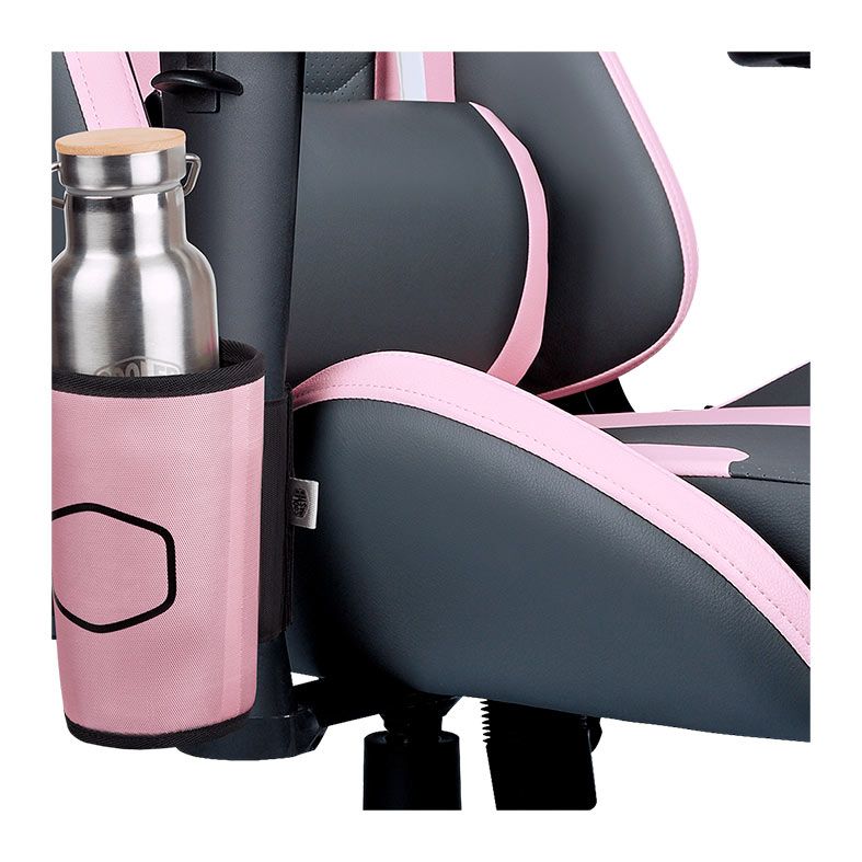 Suporte Para Garrafas Cooler Master, 100x135x160mm, Rosa e Preto, CMI-CH510-PKBK