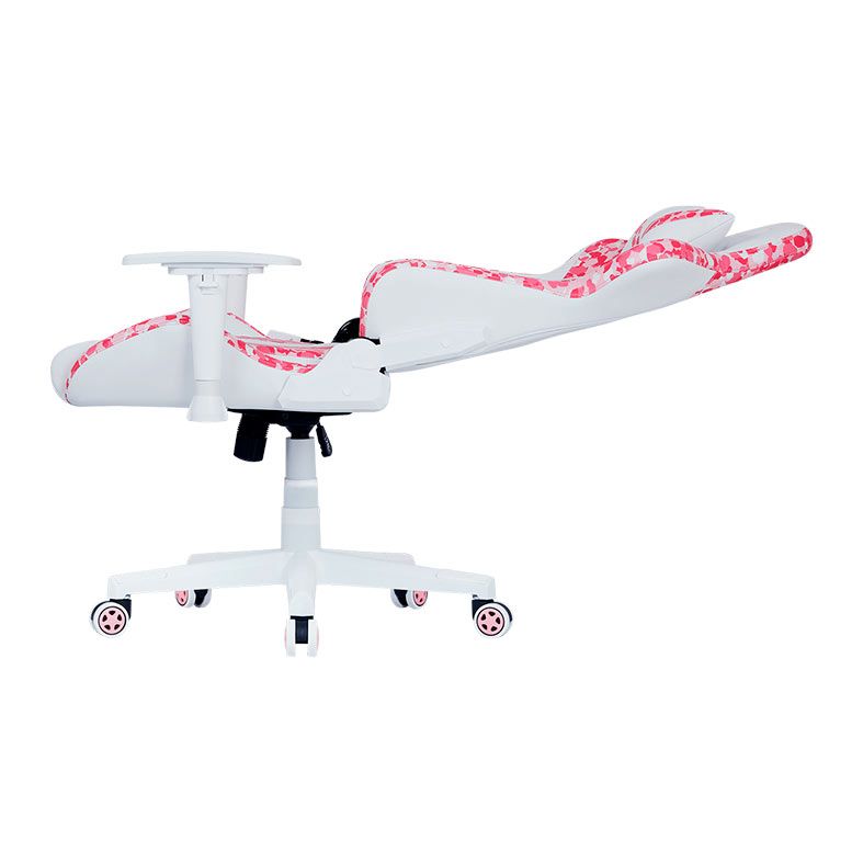 Cadeira Gamer Cooler Master Caliber R1S Sakura Camo, Branco e Rosa, CMI-GCR1S-PKC