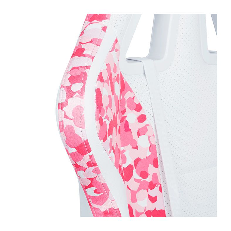Cadeira Gamer Cooler Master Caliber R1S Sakura Camo, Branco e Rosa, CMI-GCR1S-PKC