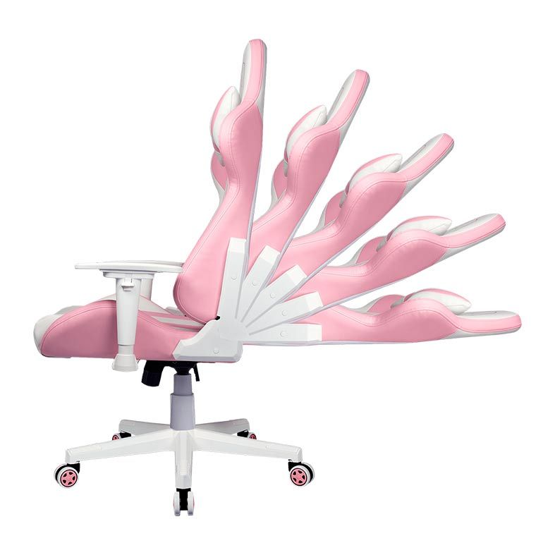 Cadeira Gamer Cooler Master Caliber R1S Rosa e Branco, CMI-GCR1S-PKW
