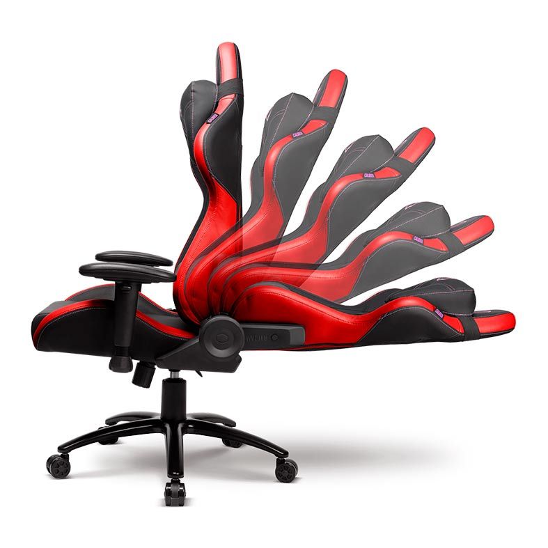 Cadeira Gamer Cooler Master Caliber R2 Preto e Vermelho, CMI-GCR2-2019R
