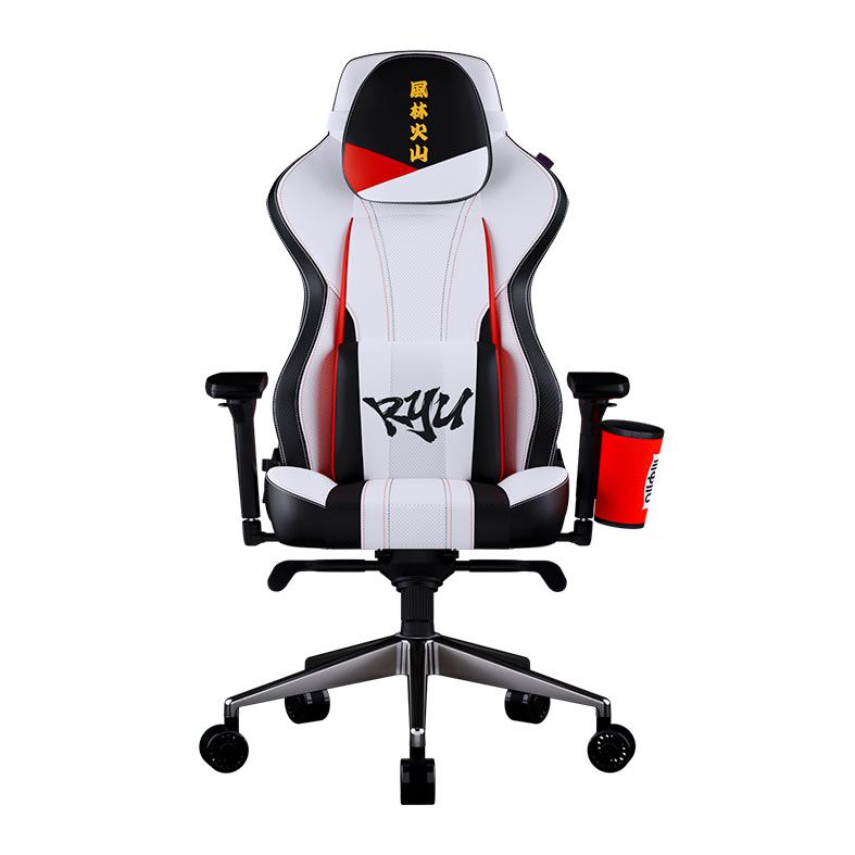 Cadeira Gamer Cooler Master Caliber X2 Street Fighter 6 Ryu, Branco e Preto, CMI-GCX2-RYU