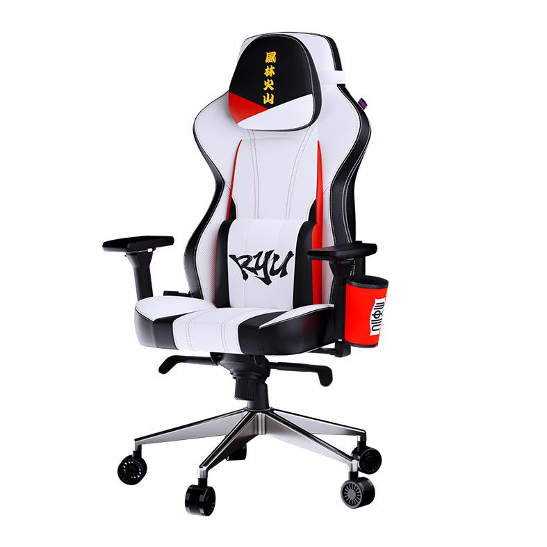 Cadeira Gamer Cooler Master Caliber X2 Street Fighter 6 Ryu, Branco e Preto, CMI-GCX2-RYU
