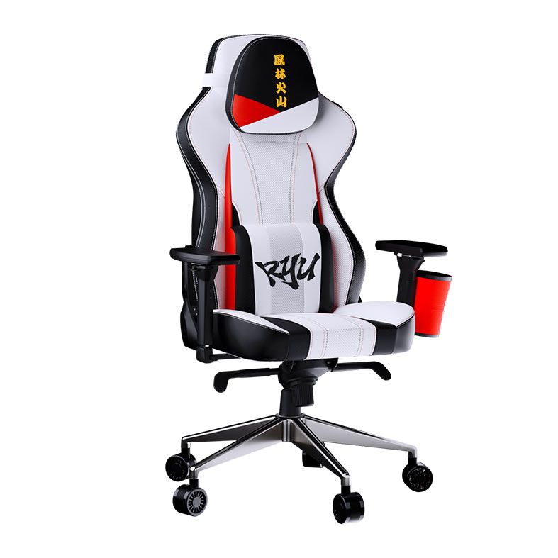 Cadeira Gamer Cooler Master Caliber X2 Street Fighter 6 Ryu, Branco e Preto, CMI-GCX2-RYU