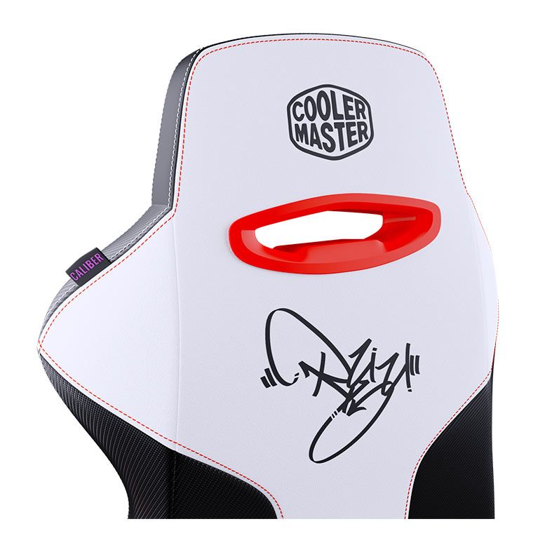 Cadeira Gamer Cooler Master Caliber X2 Street Fighter 6 Ryu, Branco e Preto, CMI-GCX2-RYU
