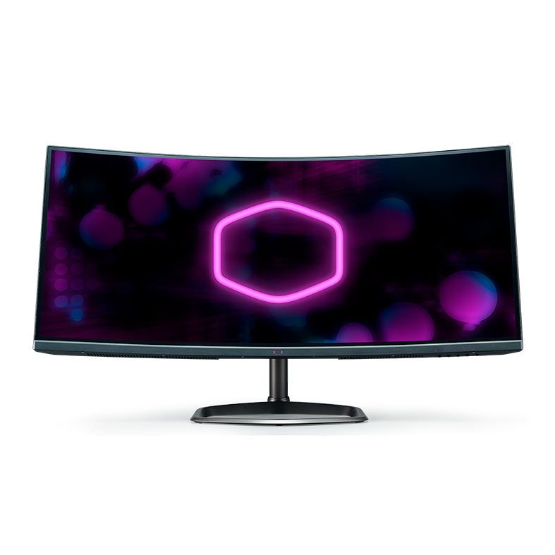 Monitor Gamer Cooler Master GM34-CW, 34", VA, Curvo, UWQHD, 1ms, 165Hz, FreeSync Premium, HDMI/DP, CMI-GM34-CW2-BR