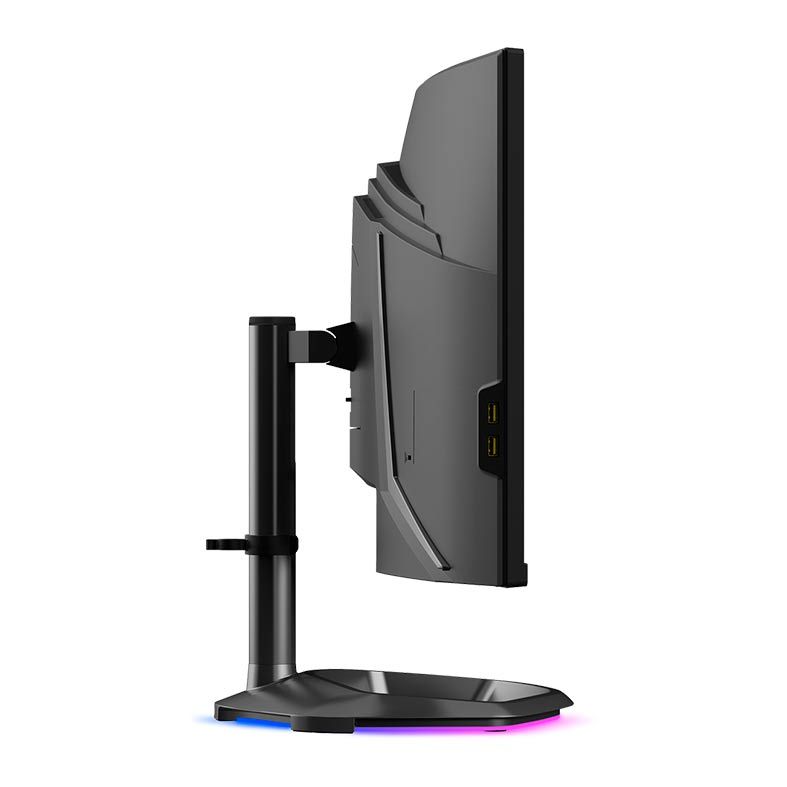 Monitor Gamer Cooler Master GM34-CWQ ARGB, 34 Pol, VA, Curvo, UWQHD, 0.5ms, 144Hz, FreeSync Premium, HDMI/DP, CMI-GM34-CWQA-BR
