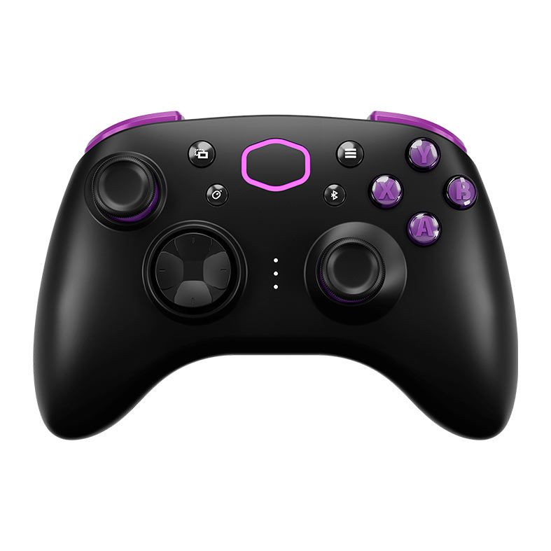 Controle Cooler Master Storm, Bluetooth, Windows/IOS/Android, Preto e Roxo, CMI-GSCX-BK1