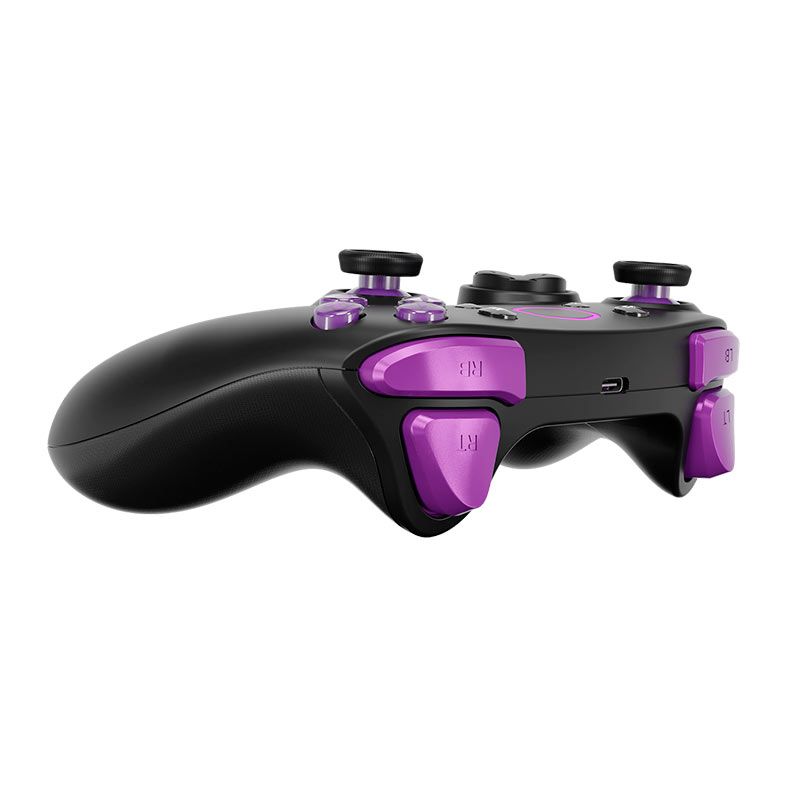 Controle Cooler Master Storm, Bluetooth, Windows/IOS/Android, Preto e Roxo, CMI-GSCX-BK1