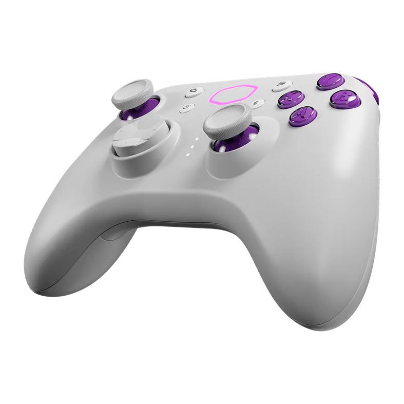 Controle Cooler Master Storm Controller, Bluetooth, Branco e Roxo, CMI-GSCX-W1