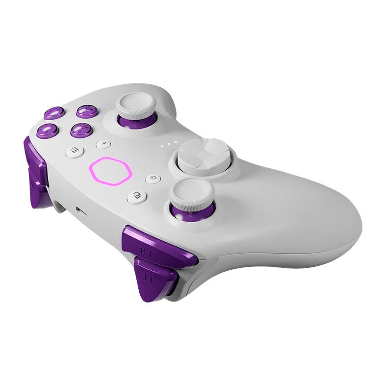 Controle Cooler Master Storm Controller, Bluetooth, Branco e Roxo, CMI-GSCX-W1