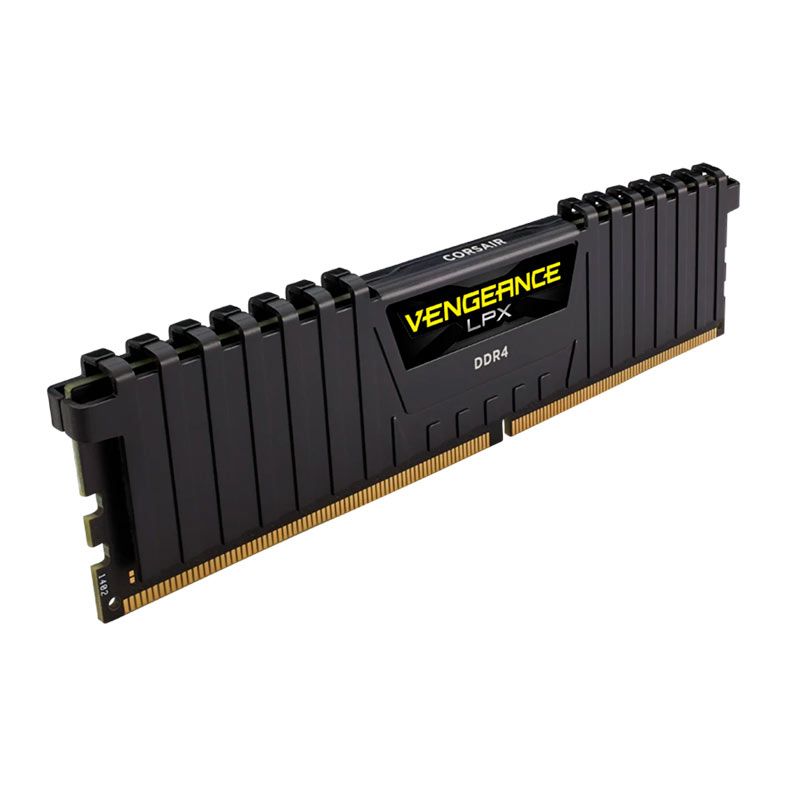 Memoria Corsair Vengeance LPX, 16GB, (2x8GB), DDR4, 3600MHz, C16, Preta, CMK16GX4M2D3600C16