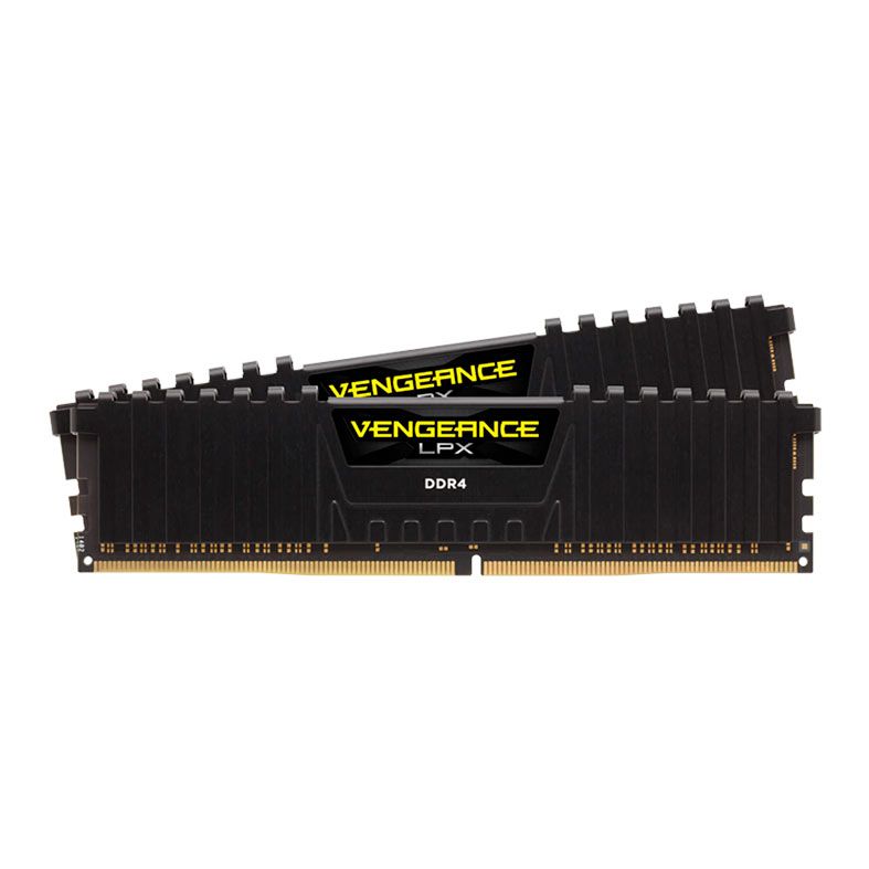 Memoria Corsair Vengeance LPX, 32GB (2x16GB), DDR4, 3000MHz, C16, Preta, CMK32GX4M2D3000C16