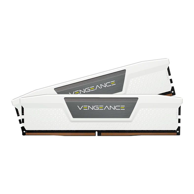 Memoria Corsair Vengeance DDR5, 32GB (2x16GB), 5200MHz, C40, Branca, CMK32GX5M2B5200C40W
