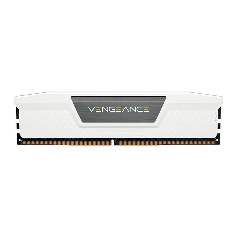 Memoria Corsair Vengeance DDR5, 32GB (2x16GB), 5200MHz, C40, Branca, CMK32GX5M2B5200C40W