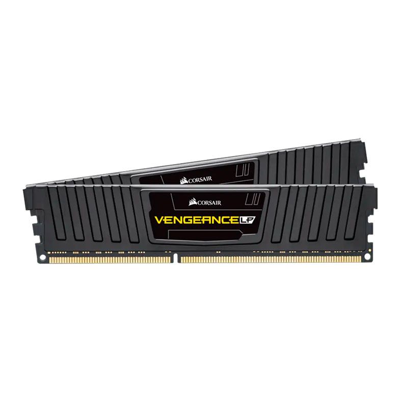 Memoria Corsair Vengeance LP, 16GB (2x8GB), DDR3, 1600MHz, C9, Preto, CML16GX3M2A1600C9