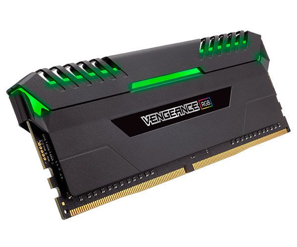 Memoria Corsair Vengeance RGB 32GB (4x8) DDR4 3000MHz Preta, CMR32GX4M4C3000C15