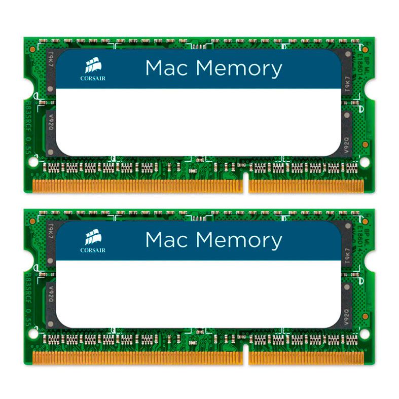 Memoria Para Mac Corsair, 8GB (2x4GB), DDR3, 1333MHz, C9, CMSA8GX3M2A1333C9