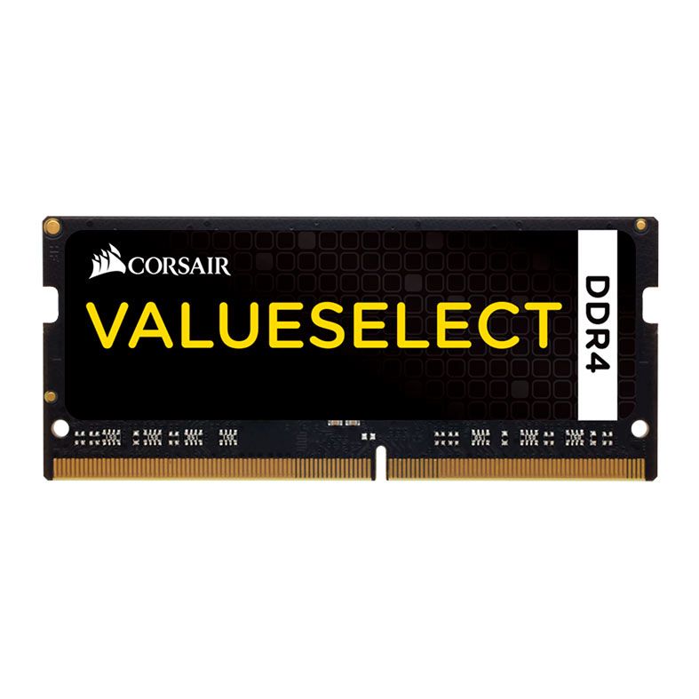Memoria Notebook Corsair ValueSelect, 16GB (2x8GB), DDR4, 2133MHz, C15, Preta, CMSO16GX4M2A2133C15