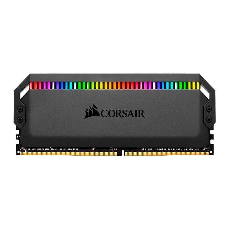 Memoria Corsair Dominator Platinum RGB, 32GB (2x16GB), DDR4, 3200MHz, C16, Preto, CMT32GX4M2C3200C16