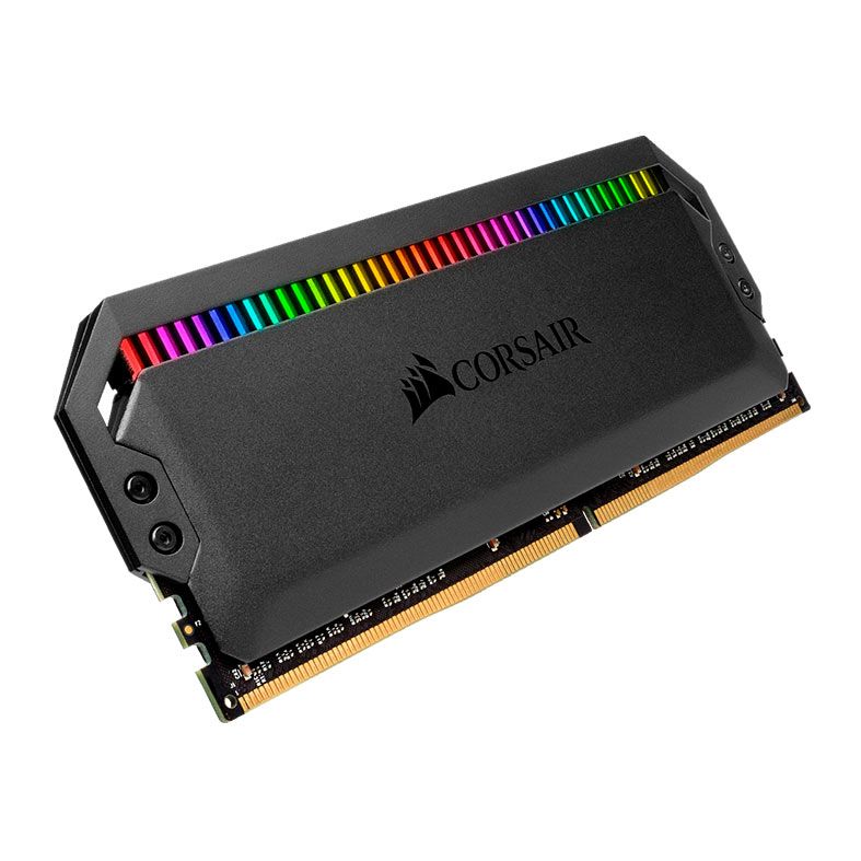 Memoria Corsair Dominator Platinum RGB, 32GB (2x16GB), DDR4, 3200MHz, C16, Preto, CMT32GX4M2C3200C16