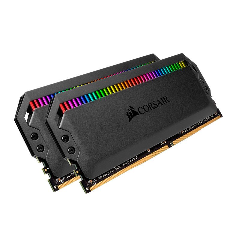Memoria Corsair Dominator Platinum RGB, 32GB (2x16GB), DDR4, 3200MHz, C16, Preto, CMT32GX4M2E3200C16