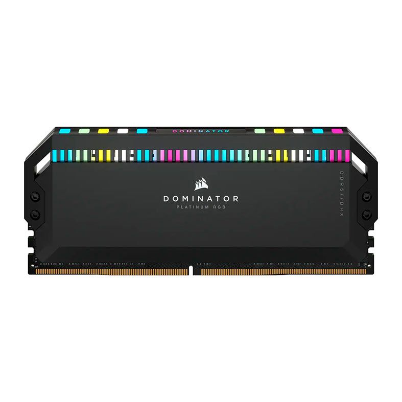 Memoria Corsair Dominator Platinum, RGB, 32GB (2x16GB), DDR5, 5600MHz, C36, Preta, CMT32GX5M2B5600C36