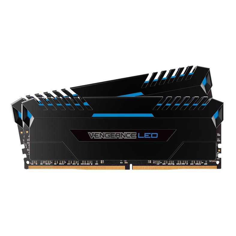 Memoria Corsair Vengeance LED Azul 32GB (2x16) 3000MHz DDR4