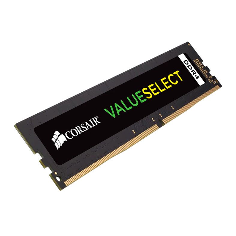 Memoria Corsair VALUESELECT, 16GB (1x16GB), DDR4, 2666MHz, C18, Preta, CMV16GX4M1A2666C18
