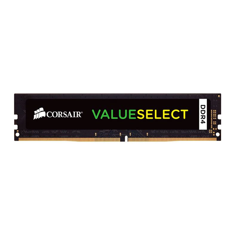 Memoria Corsair VALUESELECT, 16GB (1x16GB), DDR4, 2666MHz, C18, Preta, CMV16GX4M1A2666C18
