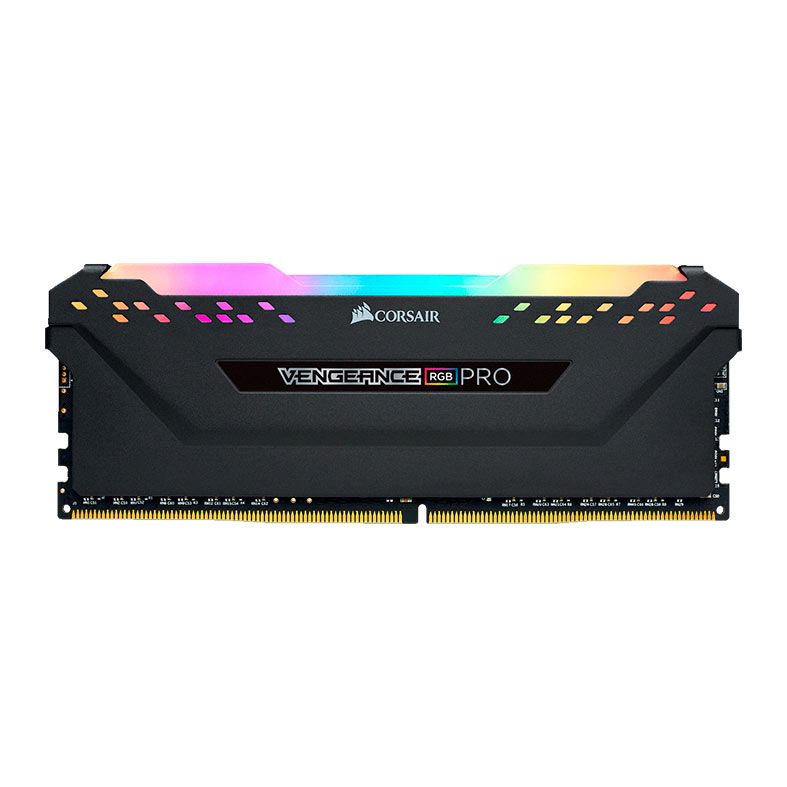 Memoria Corsair Vengeance RGB PRO, 32GB (2x16GB), DDR4, 3600MHz, C18, Preta, CMW32GX4M2D3600C18