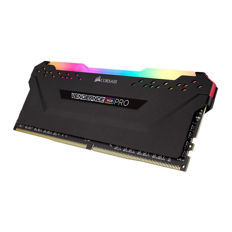Memoria Corsair Vengeance RGB PRO, 8GB (1x8GB), DDR4, 3200MHz, C16, Preto, CMW8GX4M1E3200C16