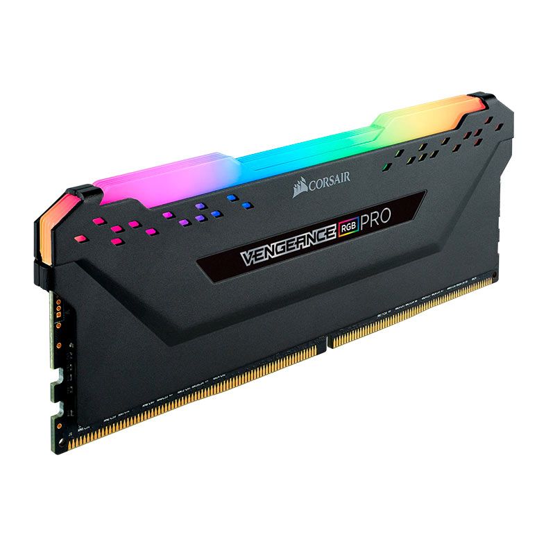 Memoria Corsair Vengeance Pro, RGB, 8GB (1x8GB), DDR4, 3600MHz, C18, Preto, CMW8GX4M1Z3600C18