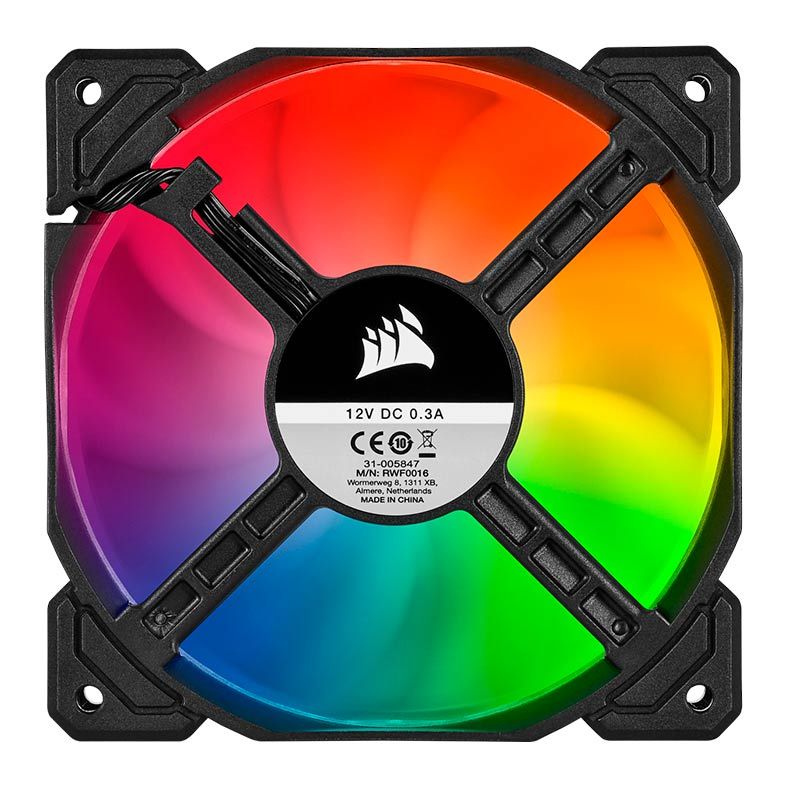 Kit Ventoinhas Corsair SP120 RGB Pro 3x120mm, CO-9050094-WW