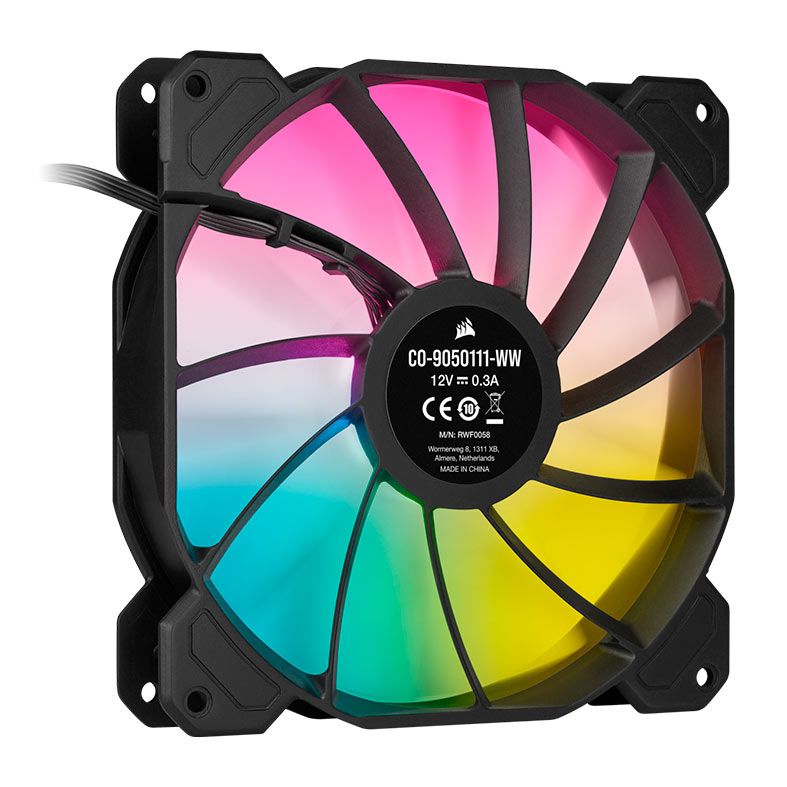 Kit Ventoinha Corsair SP140 RGB Elite, 2x140mm, CO-9050111-WW