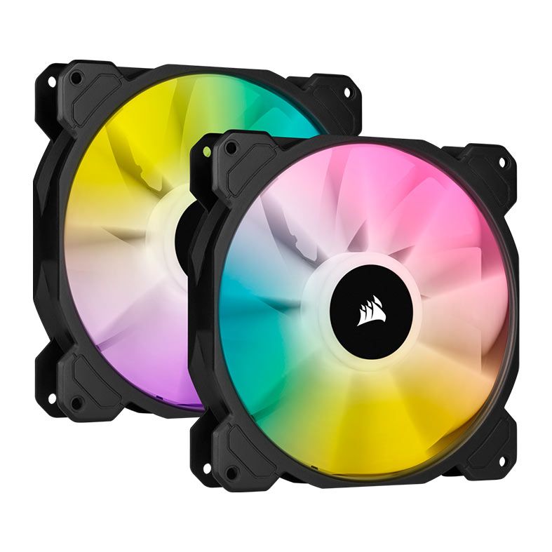 Kit Ventoinha Corsair SP140 RGB Elite, 2x140mm, CO-9050111-WW