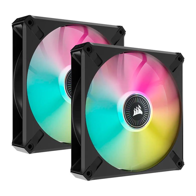 Kit Ventoinha Corsair ML140 RGB Elite, 2x140mm, CO-9050115-WW